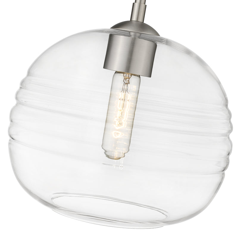 Harmony 1 Light 10" Pendant in Brushed Nickel