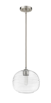 Harmony 1 Light 10" Pendant in Brushed Nickel