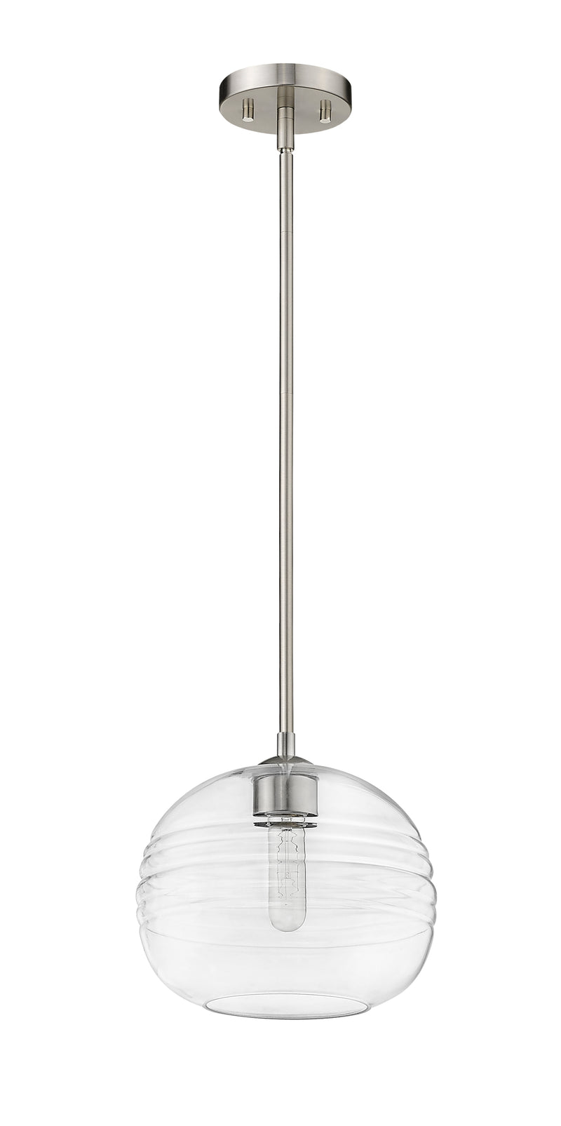Harmony 1 Light 10" Pendant in Brushed Nickel