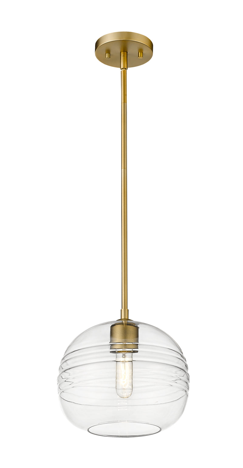 Harmony 1 Light 10" Pendant in Olde Brass