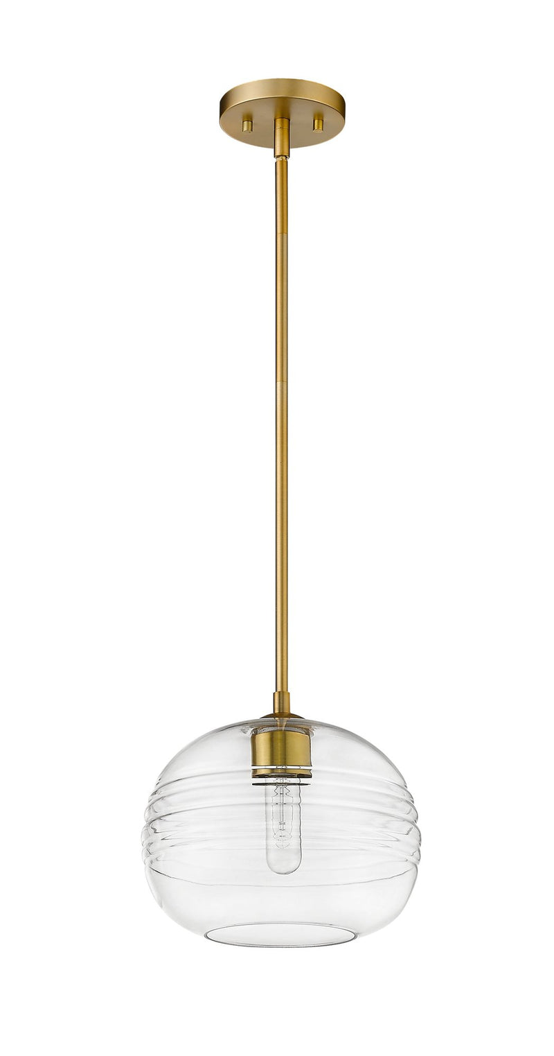 Harmony 1 Light 10" Pendant in Olde Brass