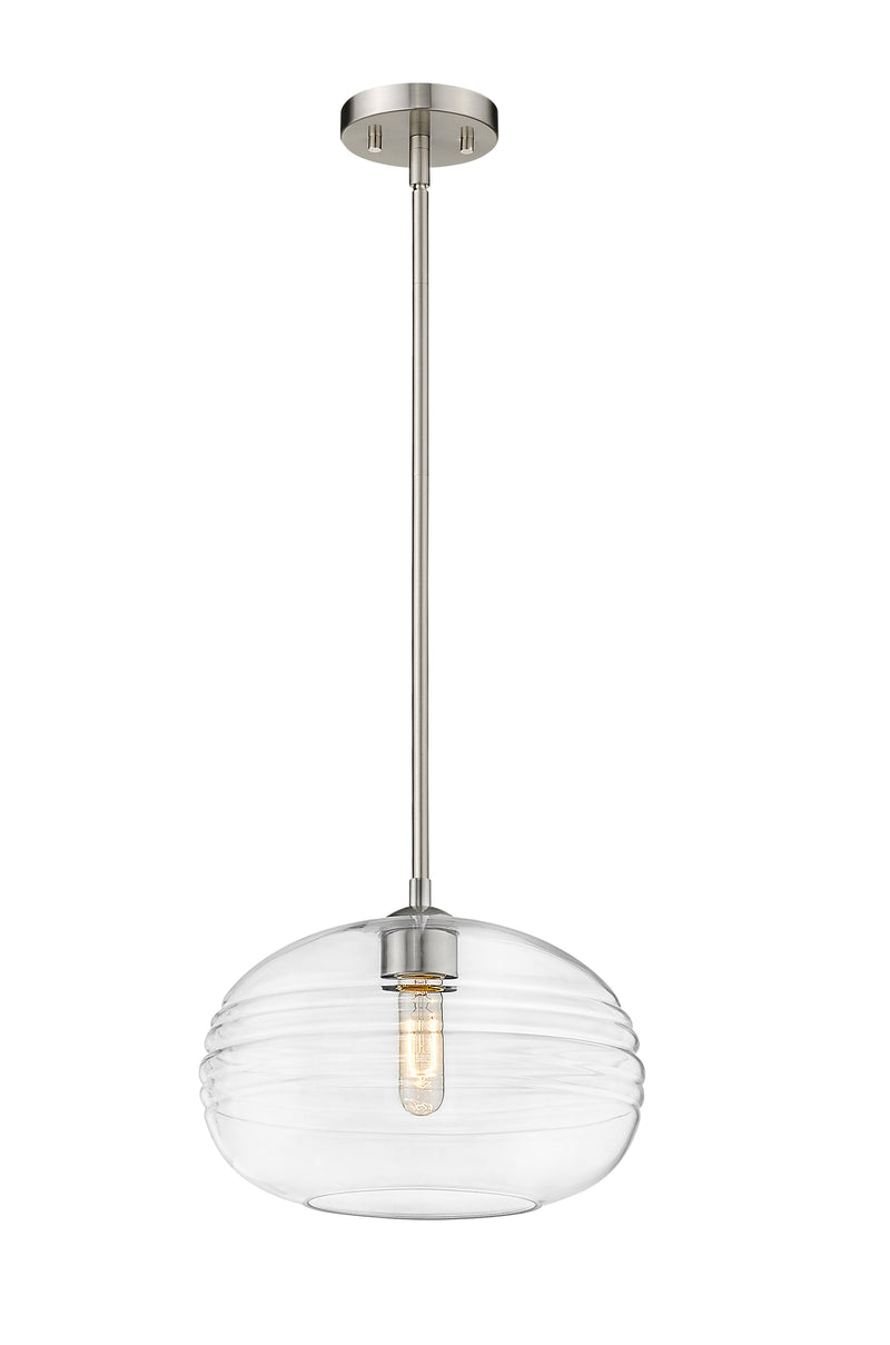 Harmony 1 Light 14" Pendant in Brushed Nickel