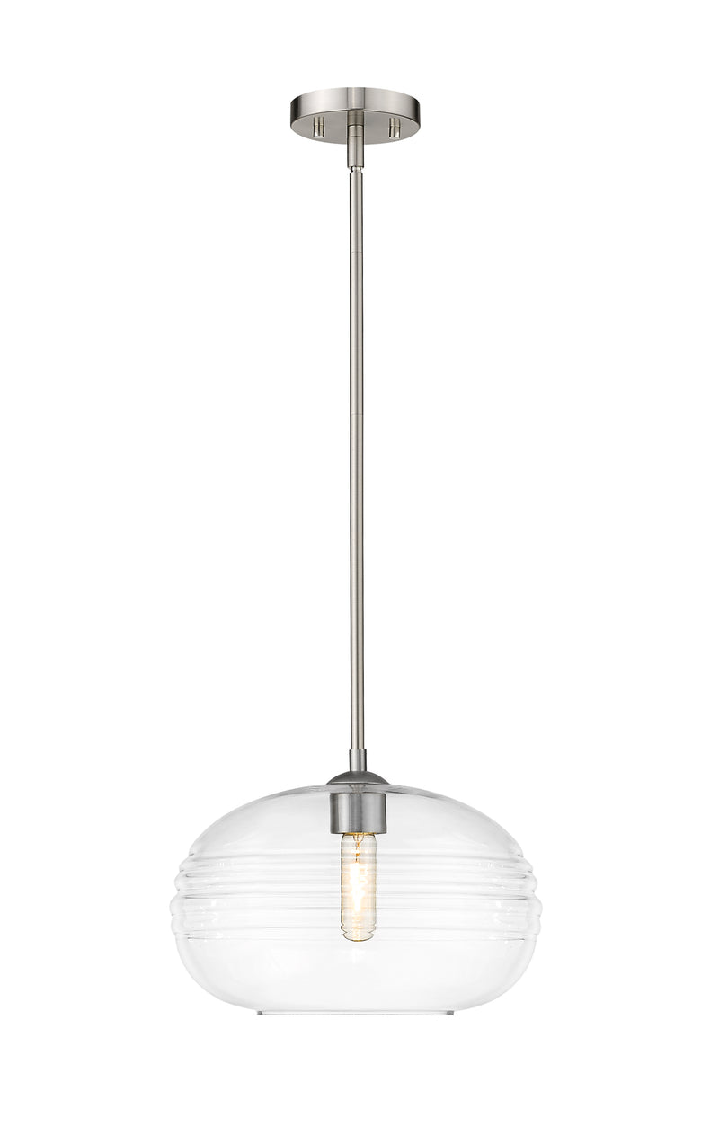 Harmony 1 Light 14" Pendant in Brushed Nickel
