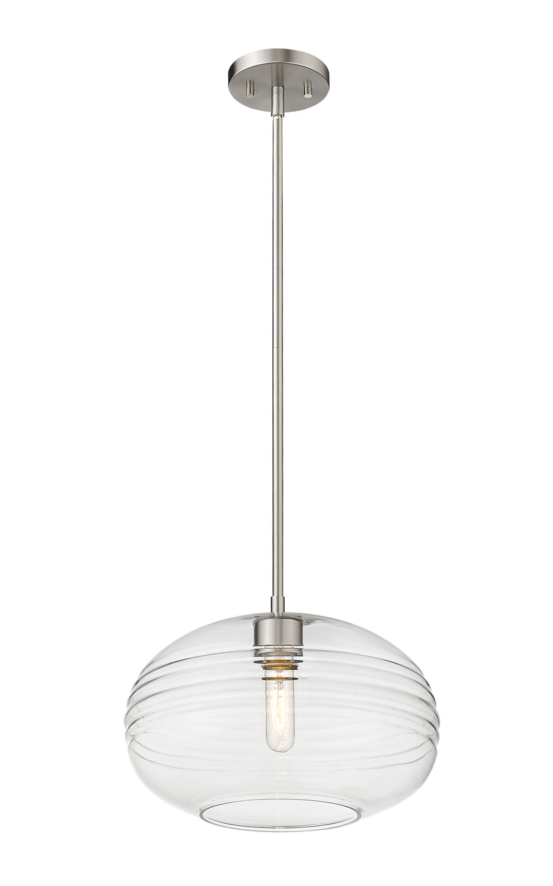 Harmony 1 Light 14" Pendant in Brushed Nickel