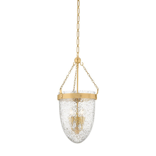 Angus 3-Light Lantern Pendant in Vintage Brass