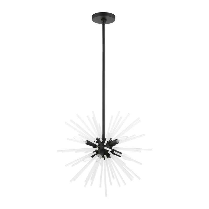 Uptown 6-Light Chandelier in Black
