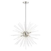 Uptown 8-Light Chandelier in Brushed Nickel