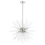 Uptown 8-Light Chandelier in Brushed Nickel