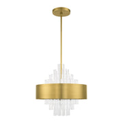 Orenburg 8-Light Chandelier in Natural Brass