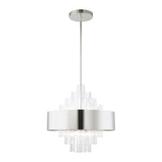 Orenburg 8-Light Chandelier in Polished Nickel