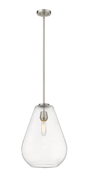 Ayra 1 Light 12" Pendant in Brushed Nickel