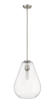 Ayra 1 Light 12" Pendant in Brushed Nickel