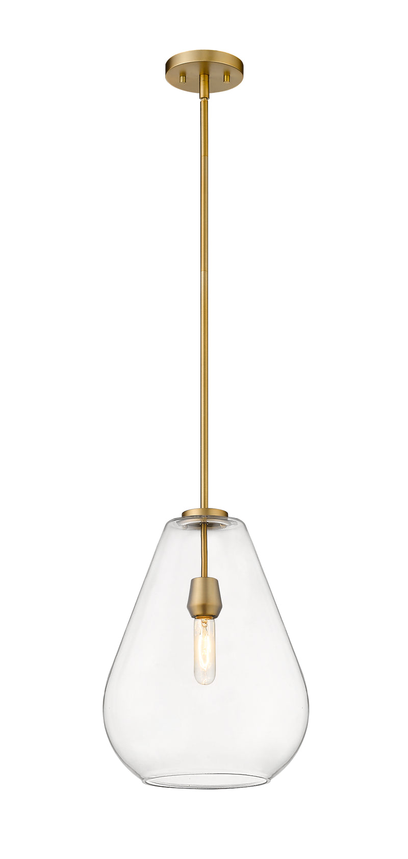 Ayra 1 Light 12" Pendant in Olde Brass