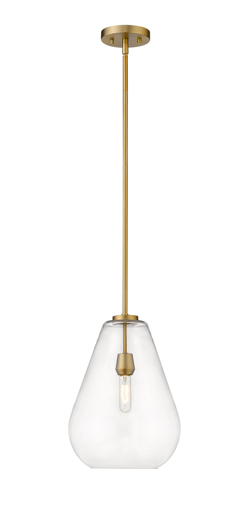 Ayra 1 Light 12" Pendant in Olde Brass