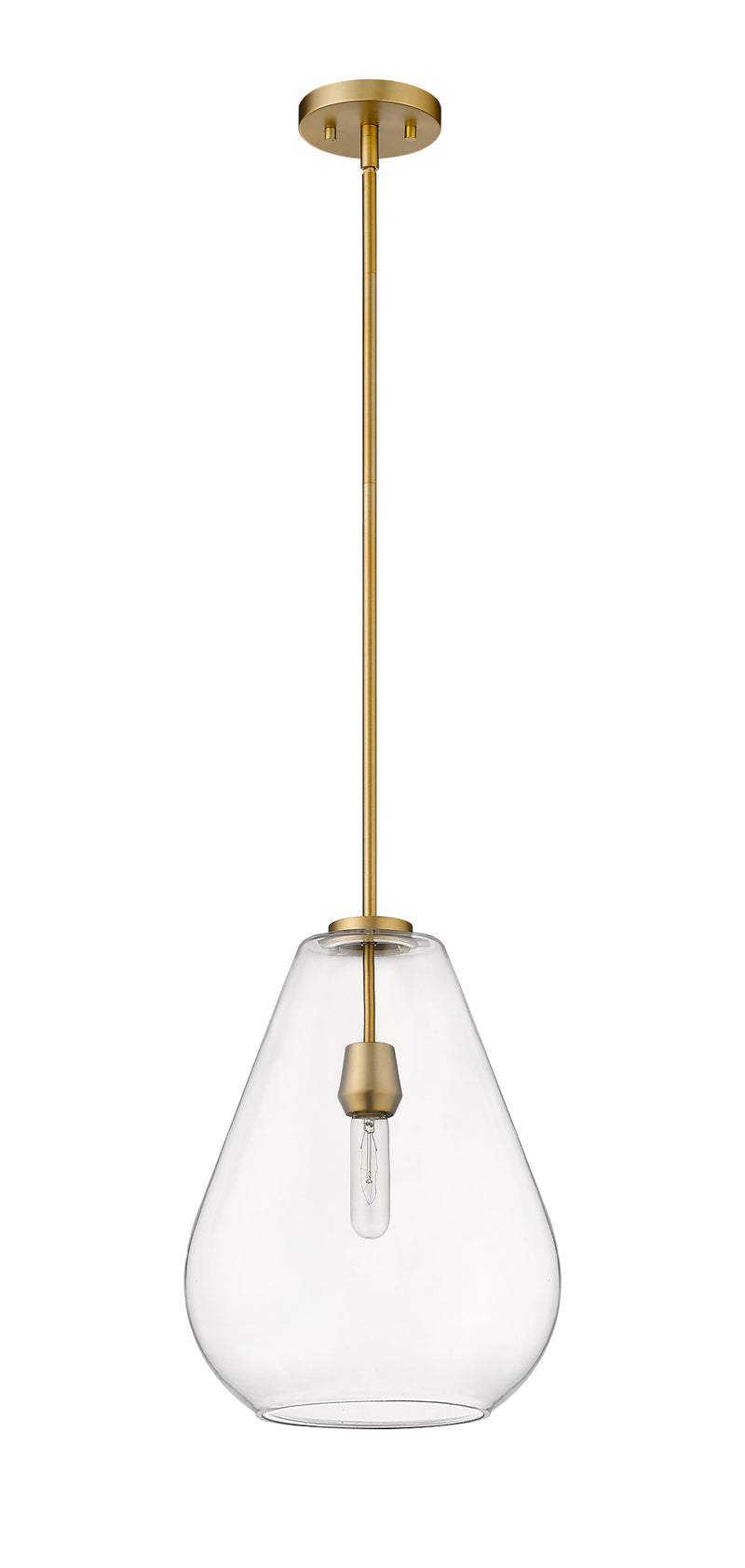Ayra 1 Light 12" Pendant in Olde Brass