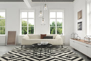 Ayra 3 Light 18" Pendant in Brushed Nickel in a room setting