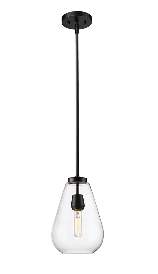 Ayra 1 Light 8" Pendant in Matte Black