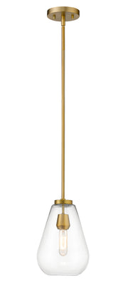 Ayra 1 Light 8" Pendant in Olde Brass