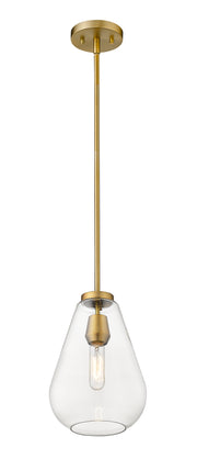 Ayra 1 Light 8" Pendant in Olde Brass