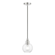 Downtown Sphere Mini Pendant in Brushed Nickel