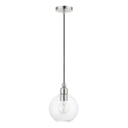 Downtown Sphere Pendant in Brushed Nickel