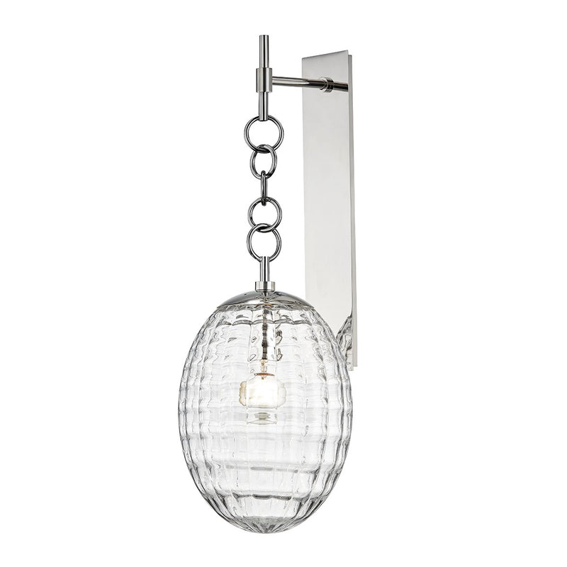 Venice Wall Sconce in Polished Nickel