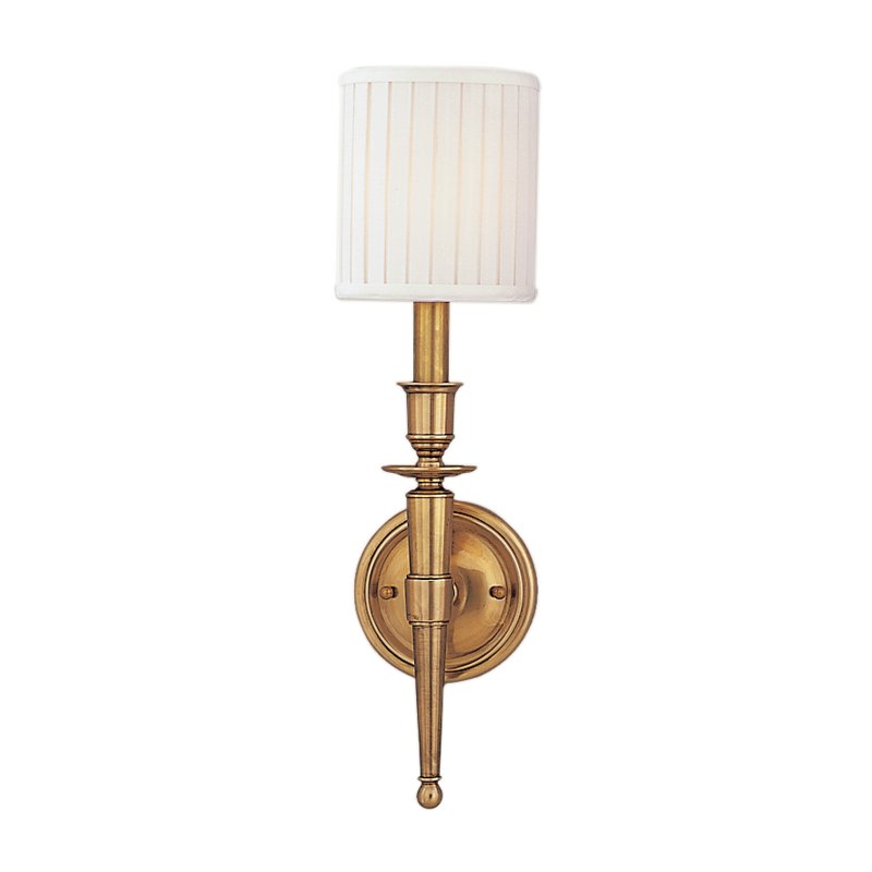 Abington Wall Sconce in Aged Brass