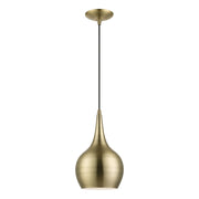 Andes Mini Pendant in Antique Brass