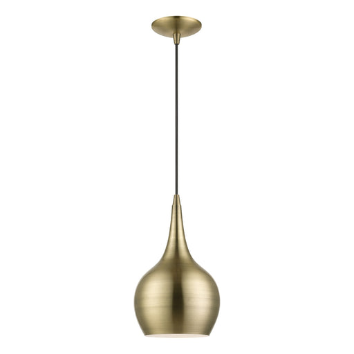 Andes Mini Pendant in Antique Brass