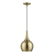 Andes Mini Pendant in Antique Brass