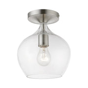 Aldrich Semi-Flush Mount in Brushed Nickel