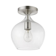 Aldrich Semi-Flush Mount in Brushed Nickel