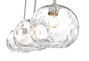 Chloe 3 Light 36" Linear Pendant in Brushed Nickel
