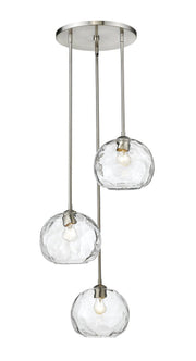 Chloe 3 Light 20" Pendant in Brushed Nickel
