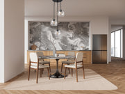 Chloe 3 Light 20" Pendant in Matte Black in a room setting
