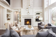 Chloe 3 Light 20" Pendant in Olde Brass in a room setting