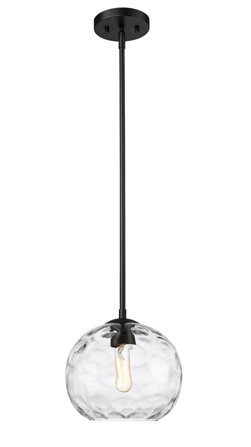 Chloe 1 Light 10" Pendant in Matte Black