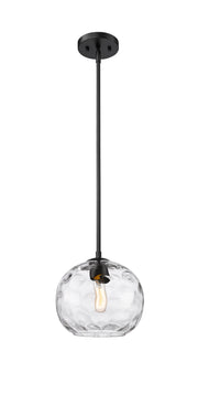 Chloe 1 Light 10" Pendant in Matte Black