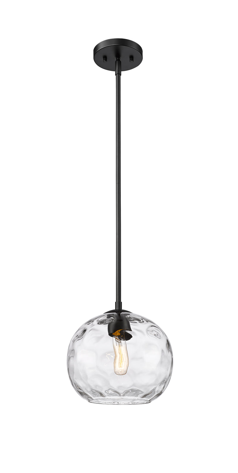 Chloe 1 Light 10" Pendant in Matte Black