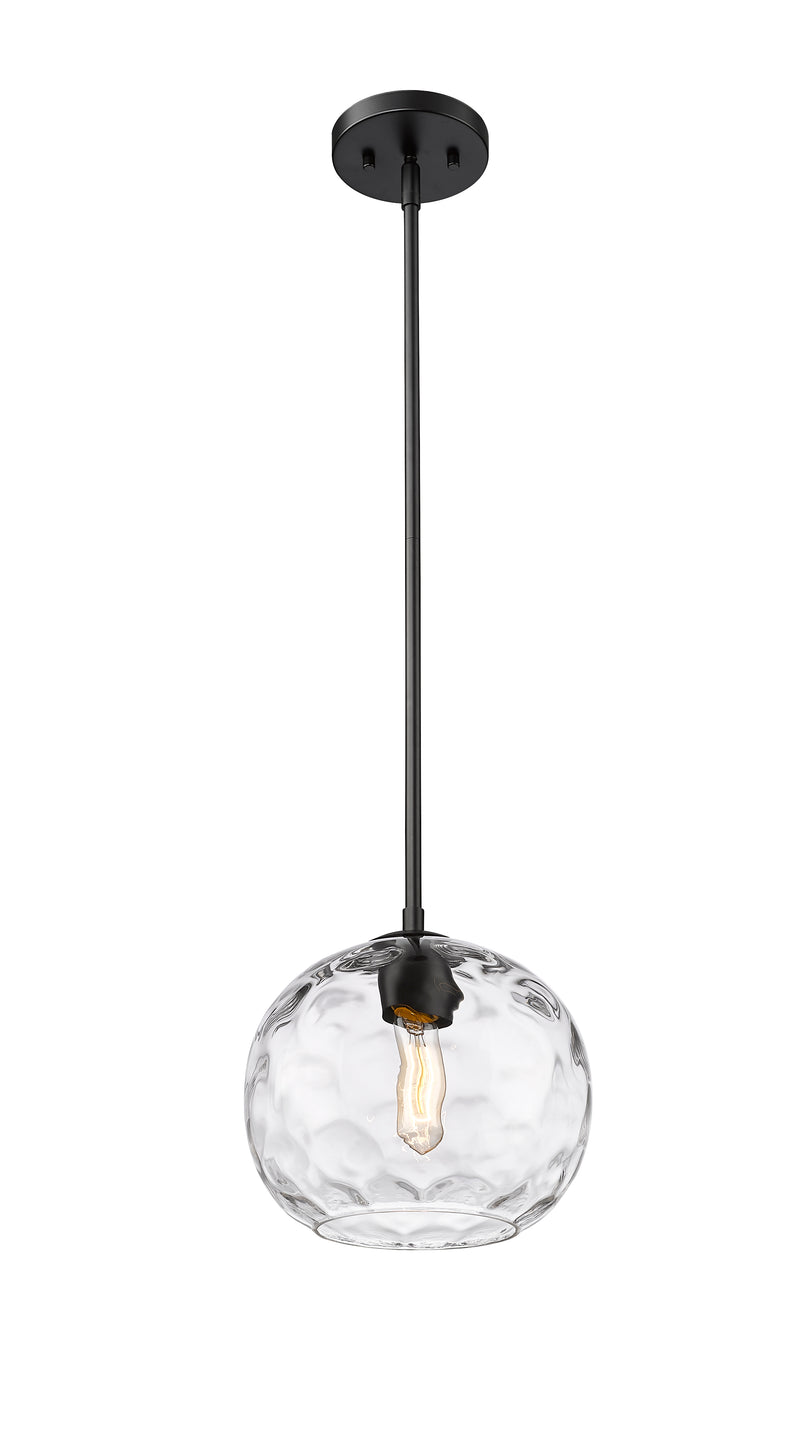 Chloe 1 Light 10" Pendant in Matte Black