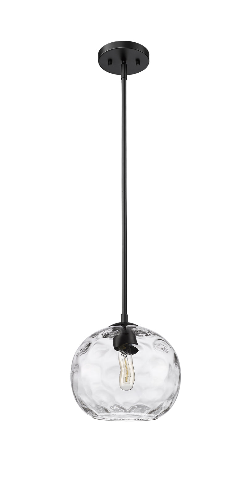 Chloe 1 Light 10" Pendant in Matte Black