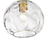 Chloe 1 Light 10" Pendant in Olde Brass