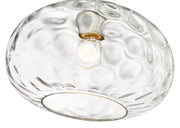 Chloe 1 Light 14" Pendant in Brushed Nickel