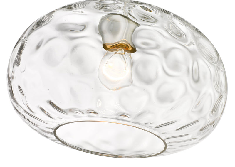 Chloe 1 Light 14" Pendant in Brushed Nickel