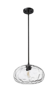 Chloe 1 Light 14" Pendant in Matte Black