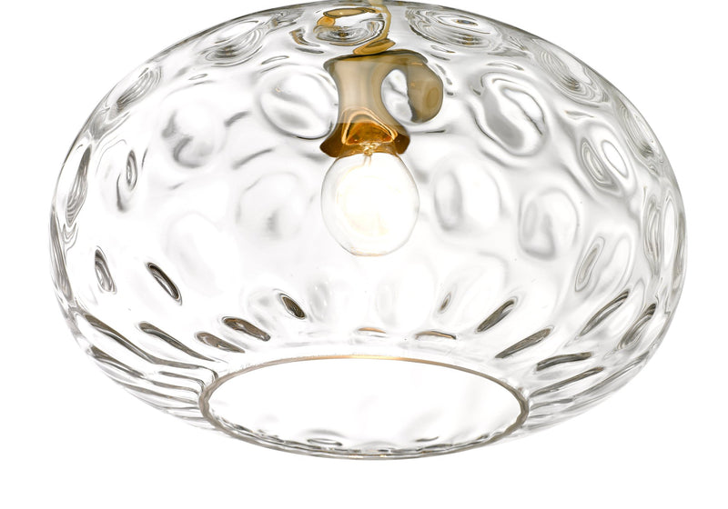 Chloe 1 Light 14" Pendant in Olde Brass