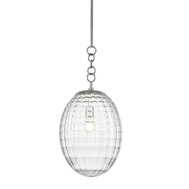 Venice Large Pendant in Polished Nickel