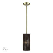 Acordia Mini Pendant in Antique Brass