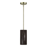 Acordia Mini Pendant in Antique Brass