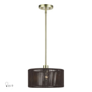 Acordia Pendant in Antique Brass